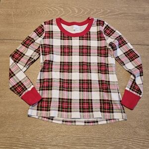 Hanna Andersson 100% Organic Cotton Plaid Pajama Top Women's Large